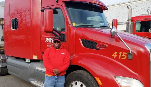 David Coleman in front of truck